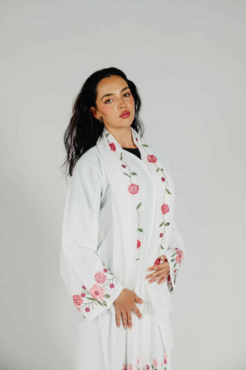Fleur Élégance Abaya- Mavenne Bi