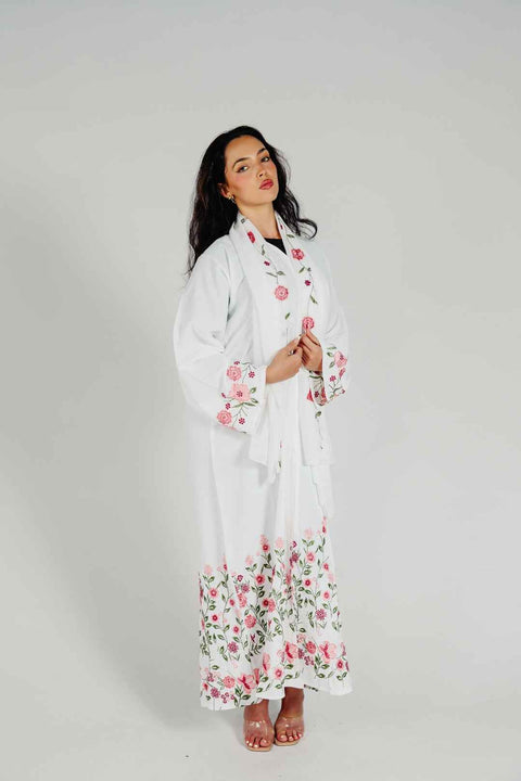 Fleur Élégance Abaya- Mavenne Bi