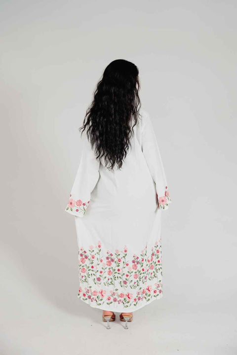 Fleur Élégance Abaya- Mavenne Bi
