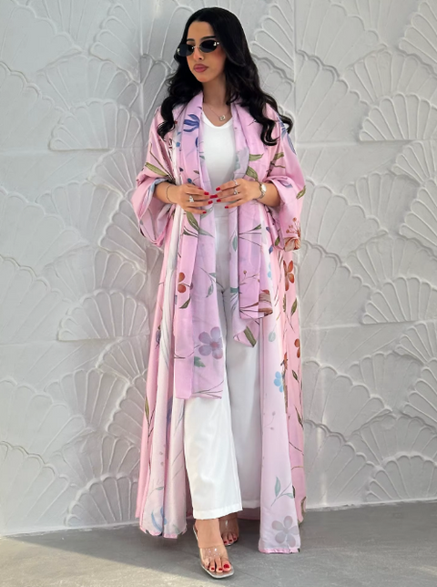 Mavenne BI – Blossom Breeze Abaya Collection- 6 Colours