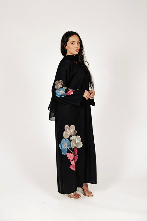 Noir Botanica Abaya- Mavenne Bi