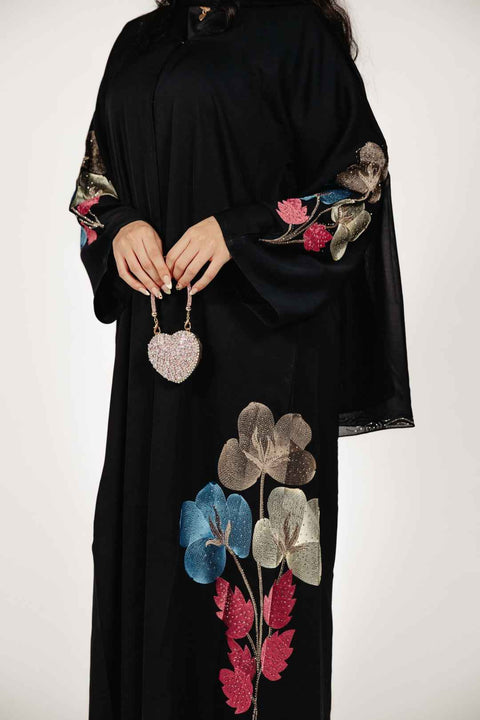 Noir Botanica Abaya- Mavenne Bi
