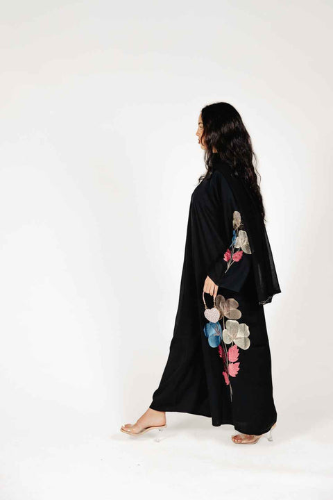 Noir Botanica Abaya- Mavenne Bi