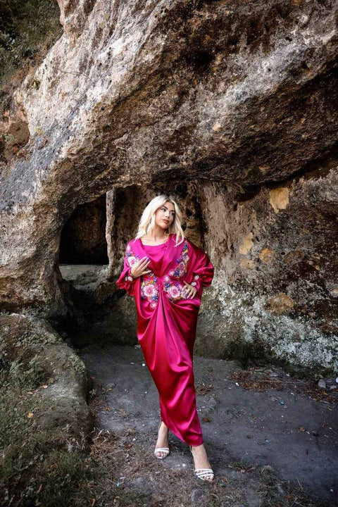 Radiance Bloom Kaftan- Mavenne Bi