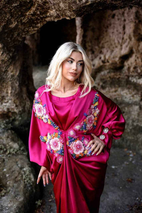 Radiance Bloom Kaftan- Mavenne Bi