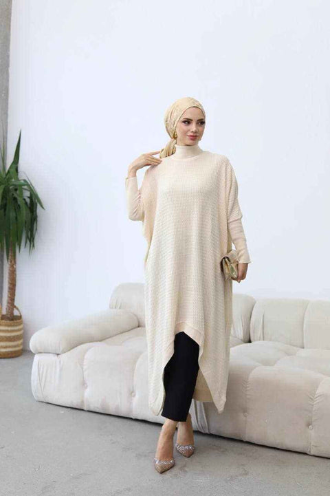 The Asymmetry Knit Top- Mavenne Bi