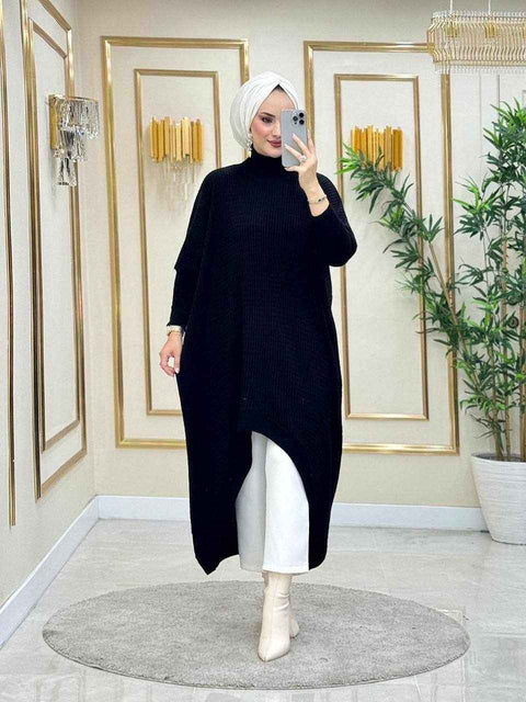 The Asymmetry Knit Top- Mavenne Bi