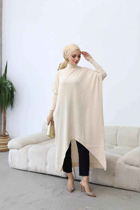 The Asymmetry Knit Top- Mavenne Bi