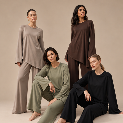 Sienna Flow Cotton Co-ord Set- Mavenne Bi