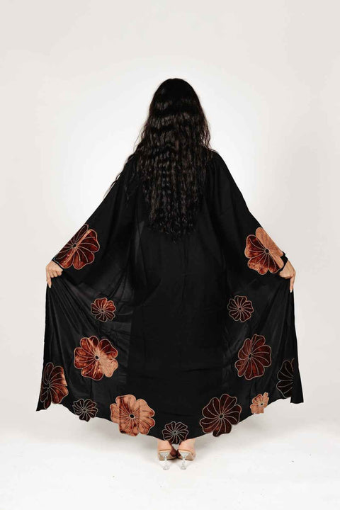 Sienna Bloom Abaya Set- Mavenne Bi
