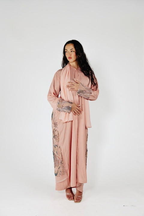 Queen's Garden Abaya Set- Mavenne Bi