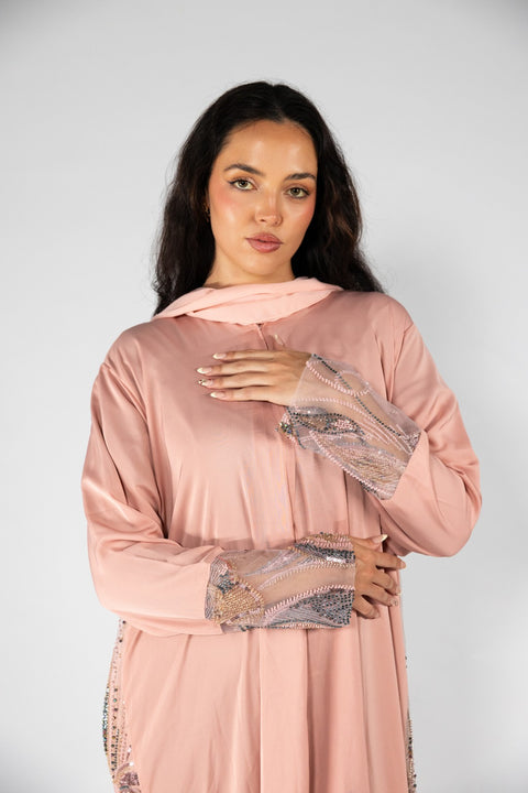 Queen's Garden Abaya Set- Mavenne Bi