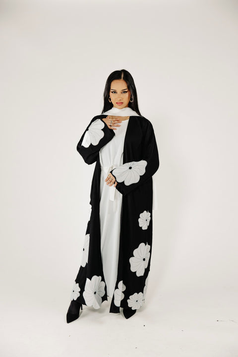 Sienna Bloom Abaya Set- Mavenne Bi