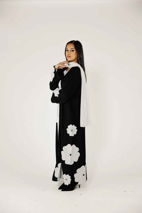 Sienna Bloom Abaya Set- Mavenne Bi