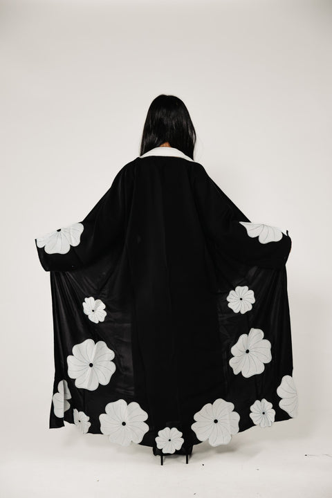 Sienna Bloom Abaya Set- Mavenne Bi