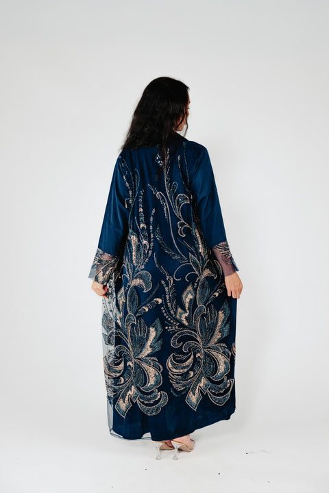 Queen's Garden Abaya Set- Mavenne Bi