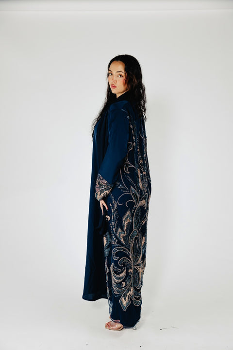 Queen's Garden Abaya Set- Mavenne Bi