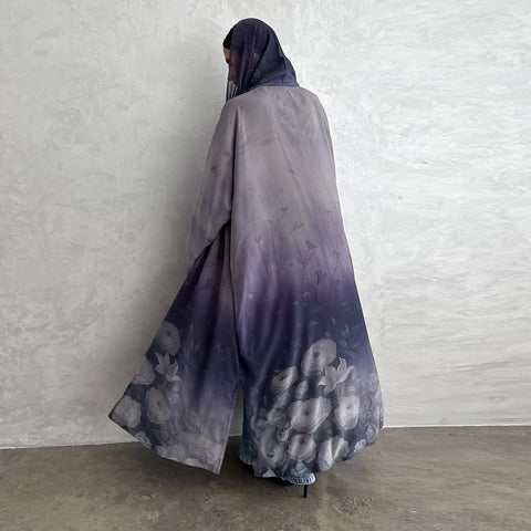 Amara Bloom Abaya Set- Mavenne Bi