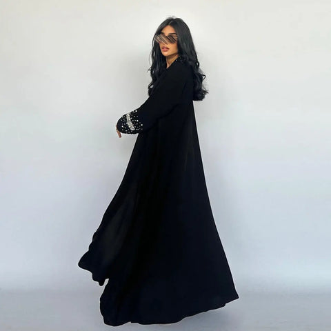 Mavenne Bi – The Celestial Noir Abaya