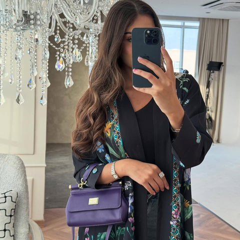 Mavenne BI – Garden Bloom Open Abaya