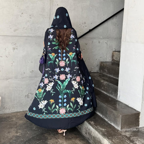 Mavenne BI – Garden Bloom Open Abaya