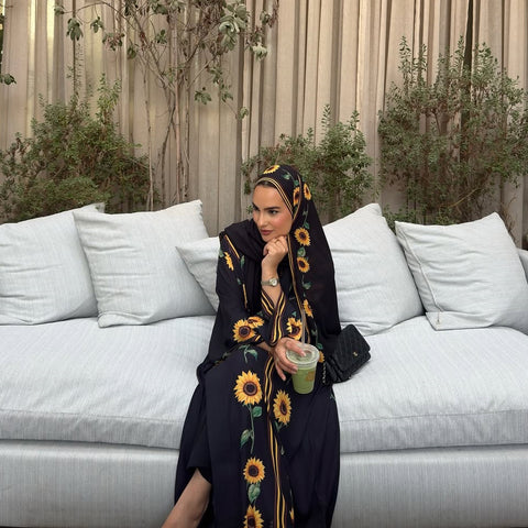 Mavenne BI – Sunlit Bloom Abaya