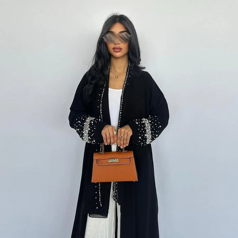 Mavenne Bi – The Celestial Noir Abaya