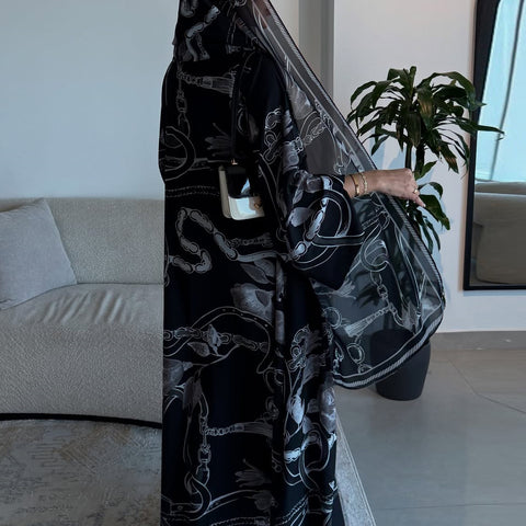 Mavenne Bi – Noir Éclat Abaya