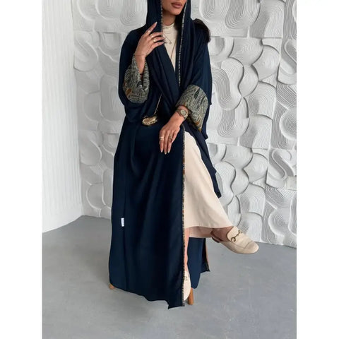 Sapphire Noor Abaya & Scarf Set - Mavenne Bi