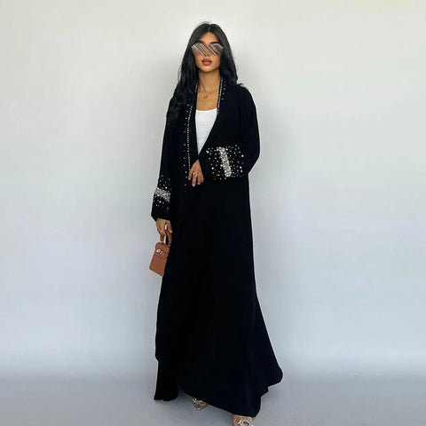 Mavenne Bi – The Celestial Noir Abaya