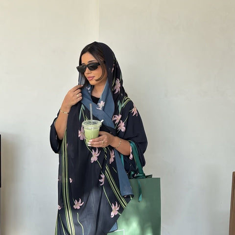 Mavenne BI- Midnight Bloom Abaya