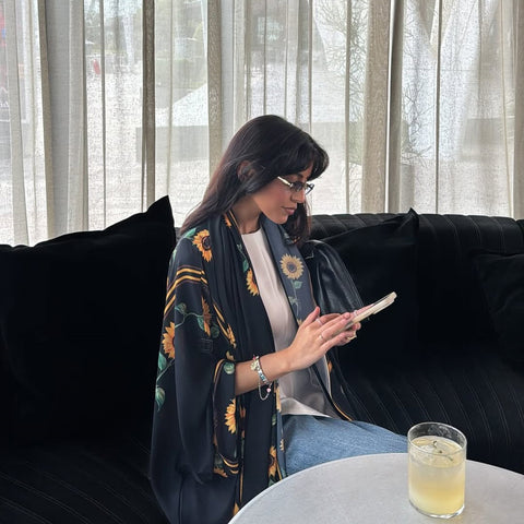 Mavenne BI – Sunlit Bloom Abaya