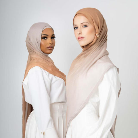 Nude Opal Modal Hijab- Mavenne Bi
