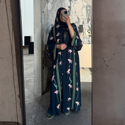 Mavenne BI- Midnight Bloom Abaya