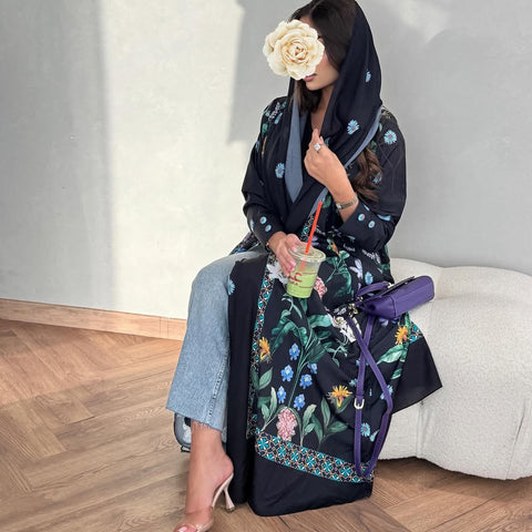 Mavenne BI – Garden Bloom Open Abaya