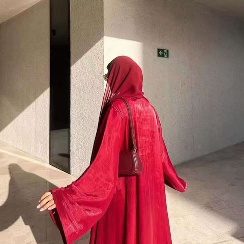 Crimson Veil Abaya- Mavennebi