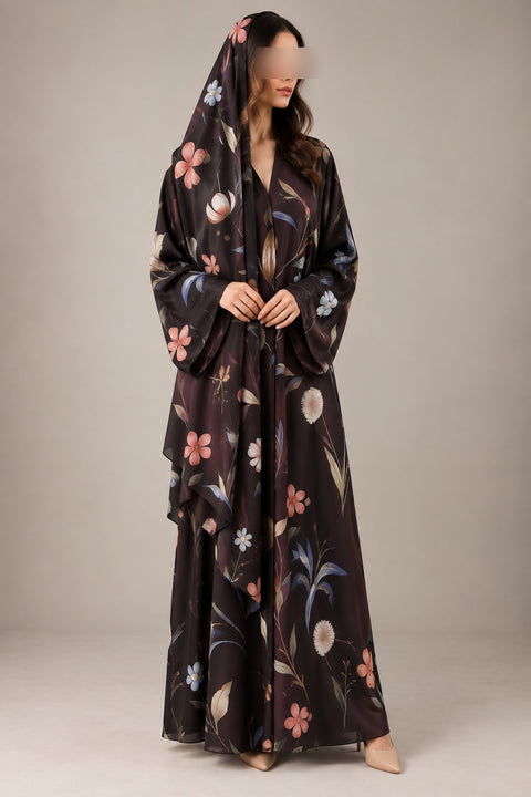 Fleur Belle Abaya Set- Mavenne Bi