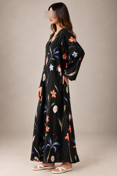 Fleur Belle Abaya Set- Mavenne Bi