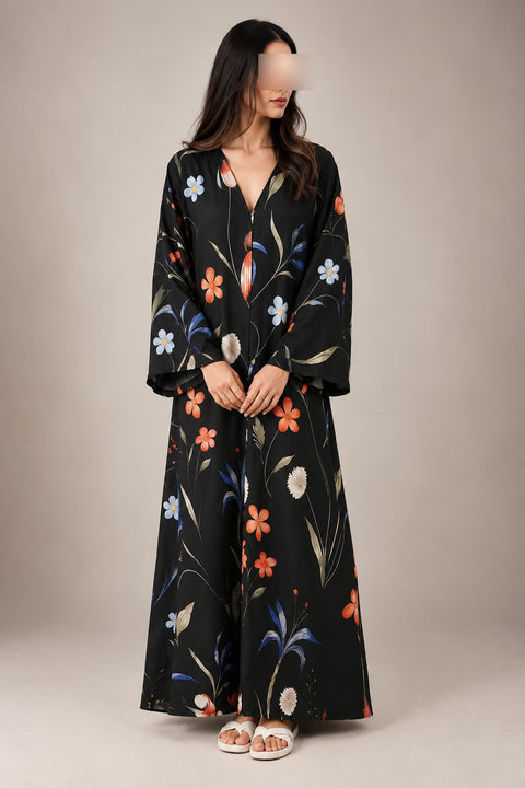 Fleur Belle Abaya Set- Mavenne Bi