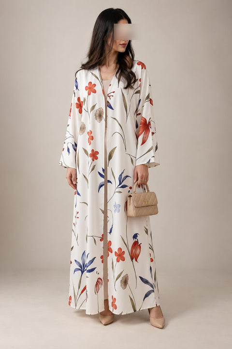 Fleur Belle Abaya Set- Mavenne Bi