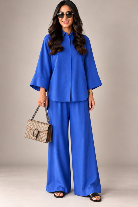 Sage Élan Relaxed Co-Ord Set- Mavenne Bi