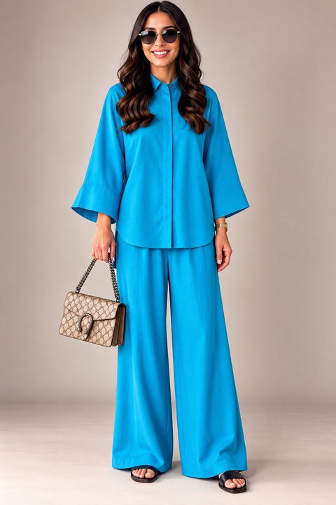 Sage Élan Relaxed Co-Ord Set- Mavenne Bi