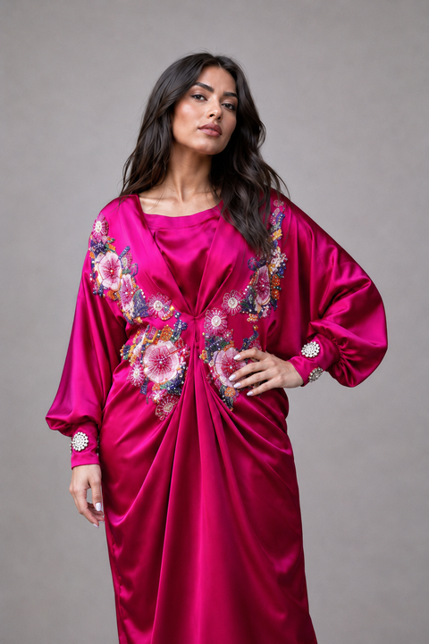 Radiance Bloom Kaftan- Mavenne Bi