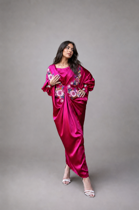 Radiance Bloom Kaftan- Mavenne Bi