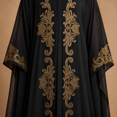 Noir Sultanah Abaya- Mavenne Bi