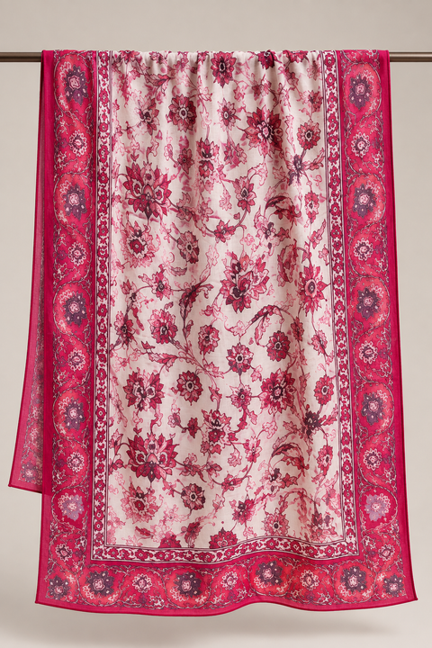 Botanical Muse Modal Hijab- Mavenne Bi