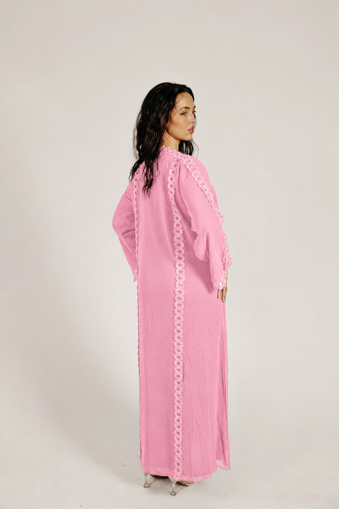 Blush Élise Abaya Set- Mavenne Bi