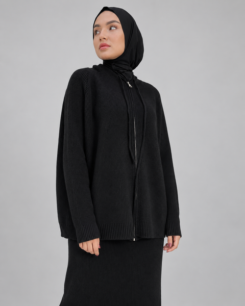 Serena Hooded Knit Co-ord Set- Mavenne Bi